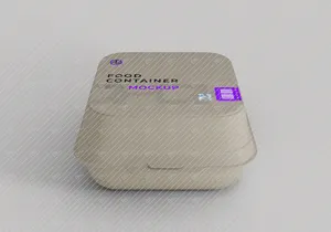 Food Container Mockup
