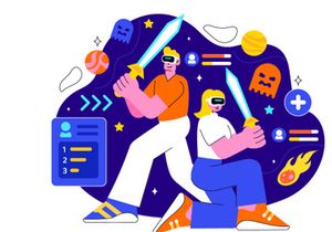 10 Virtual Reality Gaming Illustration