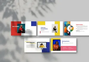Chevron google slides Template