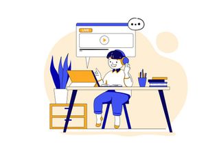 Online Study Illustrations