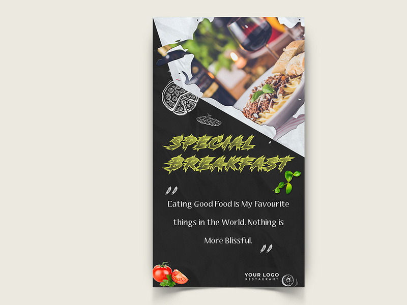 Food Social Media Post Template