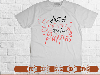 Just A Girl Who Loves Puffins