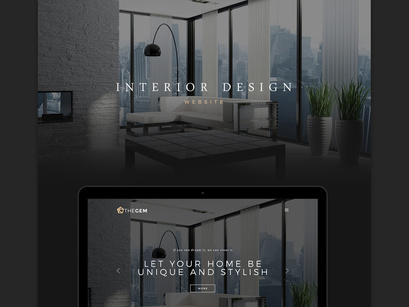 MyRoom - Interior Design PSD Template