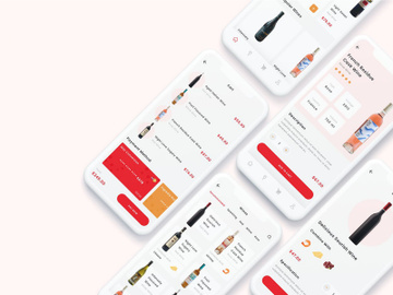Wine Shop App UI Kit preview picture
