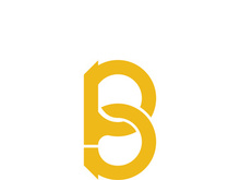 B letter logo template vector illustration