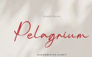 Pelagrium | Handwritten Script