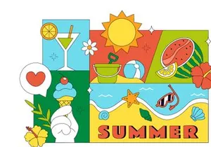 10 Summer Vacation Illustration