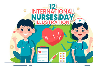 12 International Nurses Day Illustration preview picture