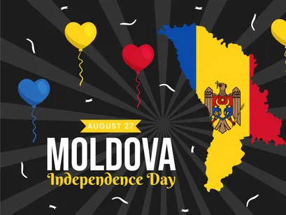 15 Moldova Independence Day Illustration