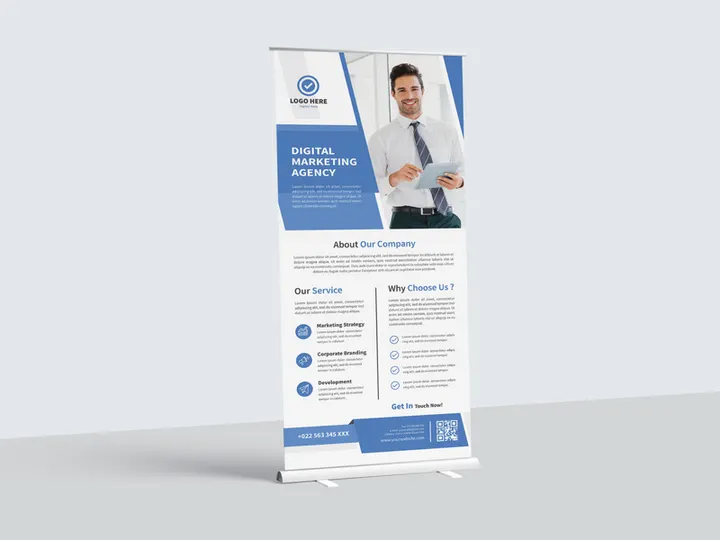Digital Marketing Roll Up Banner