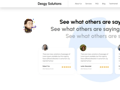 Desgy Nextjs Free Landing Page Template