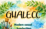 GHALECC – Modern Casual Handwritten Font