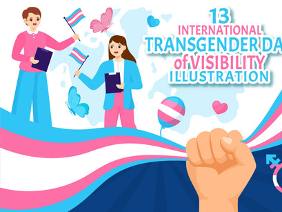 13 International Transgender Day of Visibility Illustration