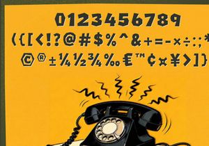 Land of Luck - Modern Comic Display Font