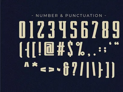Varsity Holiday - Condensed Slab Serif