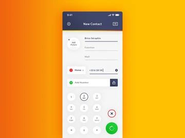 添加新的联系人iOS应用程序(Add New Contact iOS App)