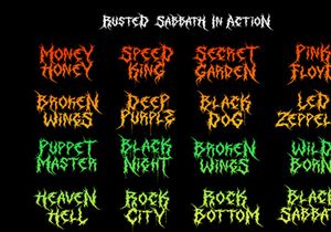 Rusted Sabbath | Black Metal Font