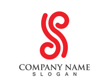 Business corporate S letter logo design vector