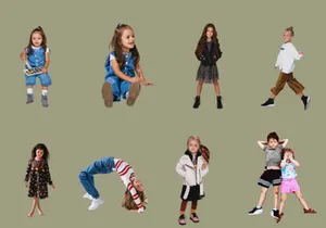Free Cut Out People Vol. 03 - KIDS PACK