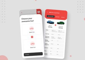 Car Comparison App Design