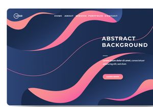 Abstract trendy gradient background