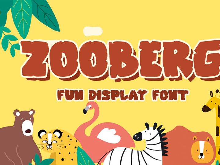Zooberg - Cartoon Fun Display
