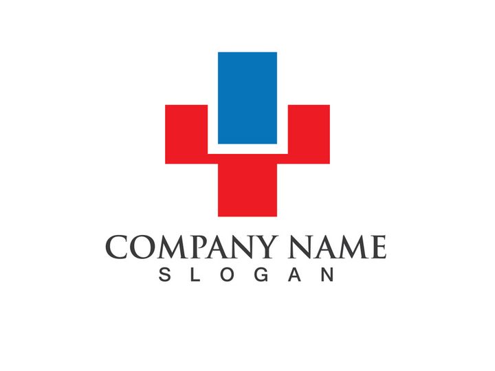 Cross Medical Logo template vector illustration