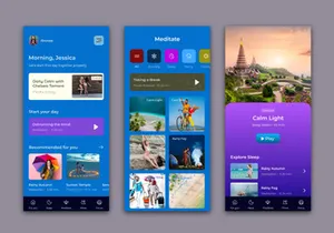 Yoga Mobile Apps Design
