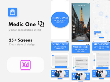 Medic one - Doctor Consultation UI KIT preview picture