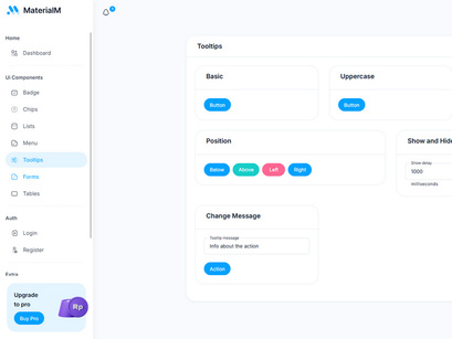 MaterialM Free Angular Admin Dashboard Template
