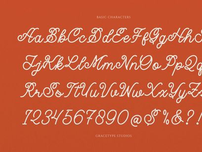 Caniora Florents | Monoline Script Font