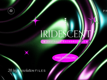 Iridescent Abstract Backgrounds [Free] preview picture