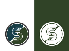 Business corporate S letter logo design vector