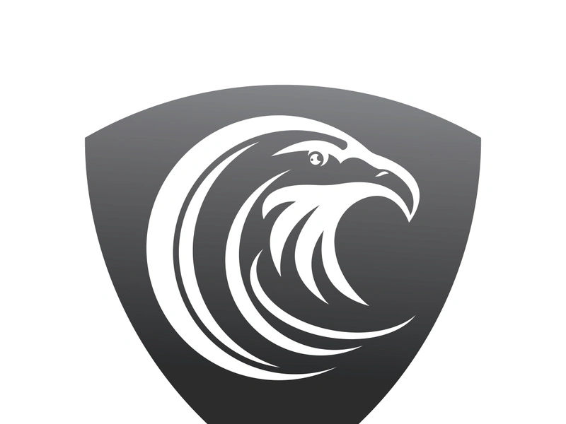 Falcon logo template vector illustration design