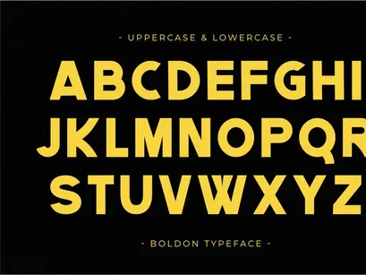 Boldon - Modern Sans Serif Font