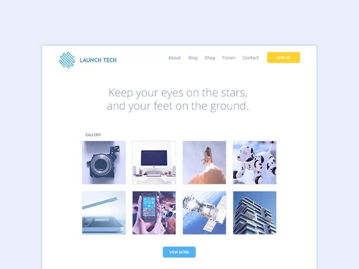 Company Website UI
