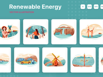 Renewable Energy Illustrations preview picture