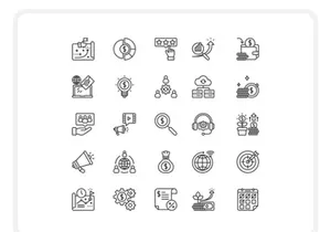 Marketing And Growth Icons Pack
