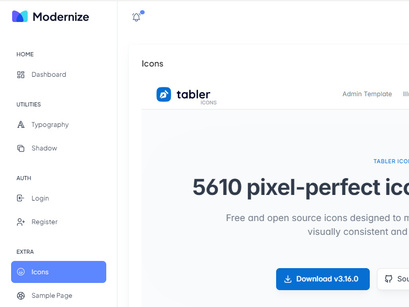 Modernize Free Nuxtjs Admin Dashboard Template