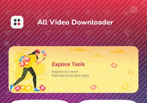 All Video Downloader Dashboard UI Kit