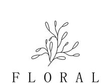 Elegant floral and leaf frame. Delicate botanical vector illustration for labels, spas, corporate identity, and wedding invitations