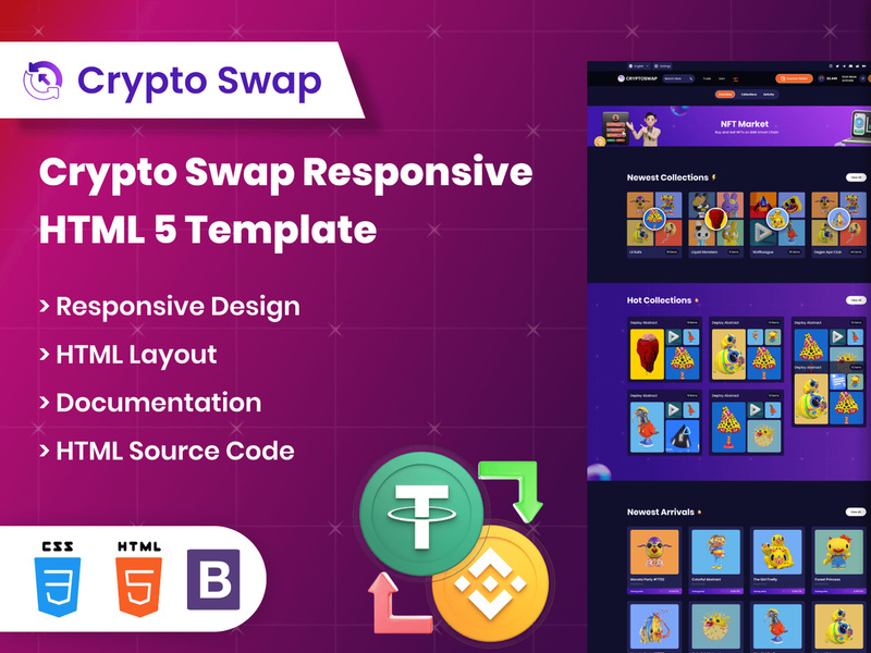 Crypto Swap HTML5 Template