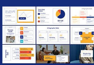 Narrow PowerPoint Business Presentation
