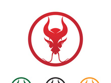 Dragon head vector image logo