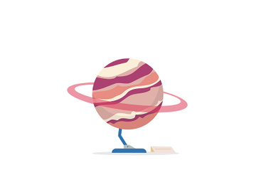 Saturn cartoon vector illustration preview picture
