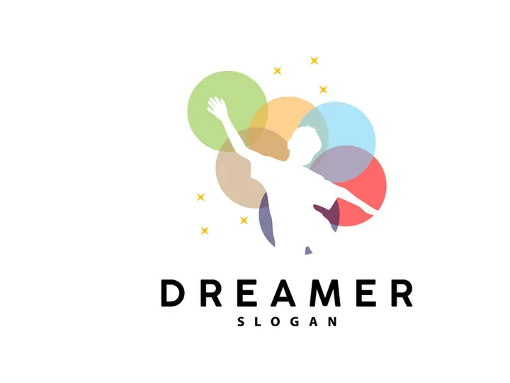 Dream Logo, Kid Dream Inspirational Design
