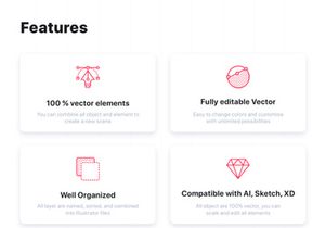 [Part 25] Website illustrations set