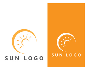 Sun logo design with a modern concept. preview picture