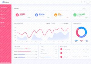 Tectigon - Analytic Admin Dashboard UI Kit