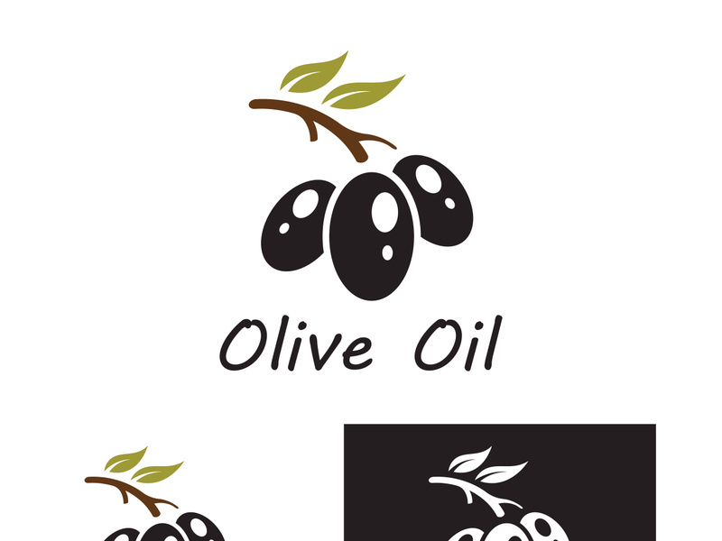 Olive fruit logo design.